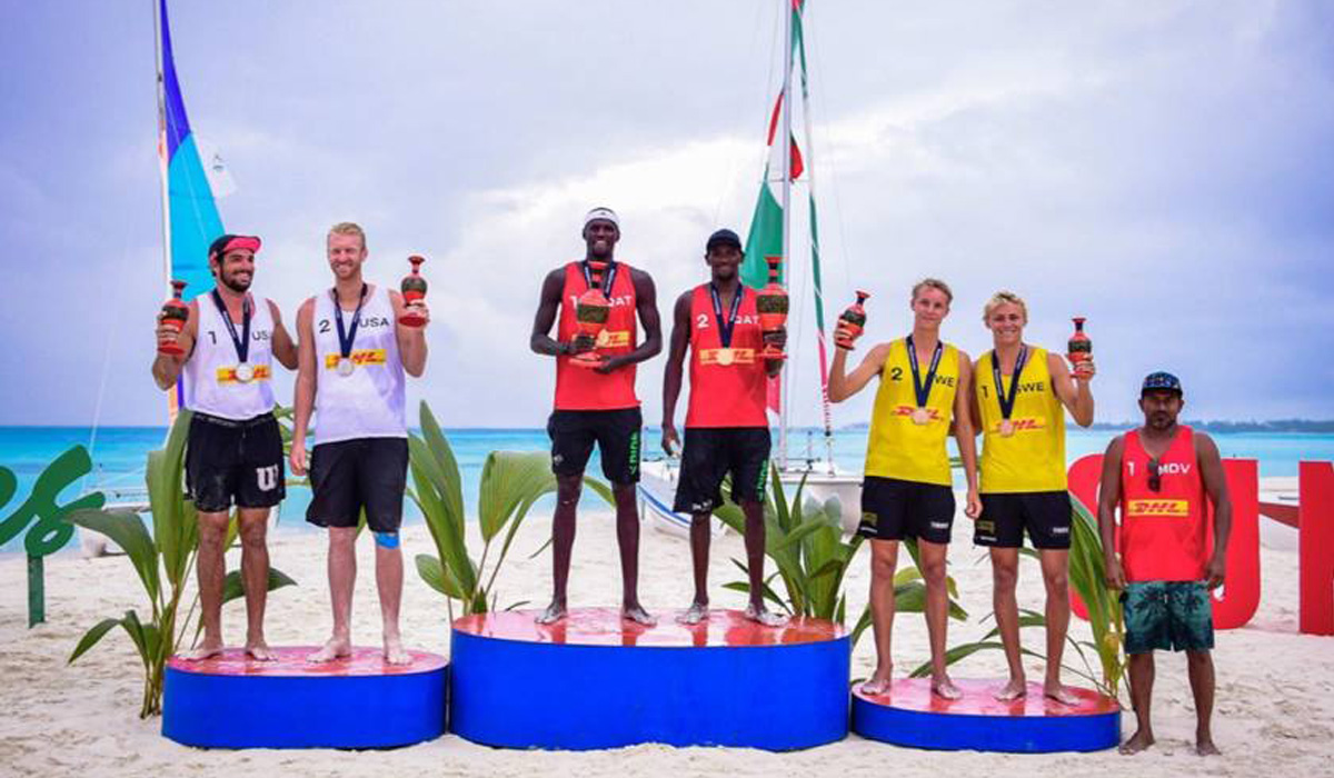Qatar Beach Volleyball Team Wins World Tour Title in Maldives